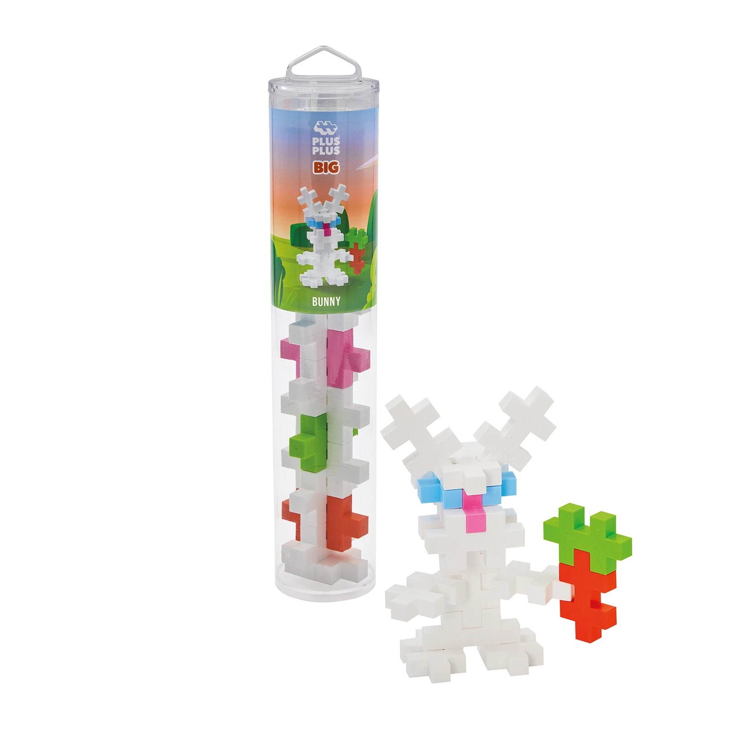 PLUS PLUS - Kreativ Bausteine 15 Stück BIG Hase