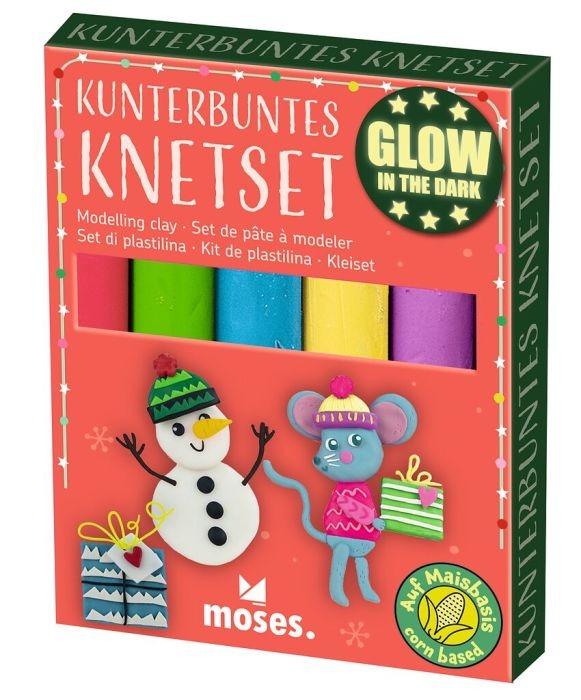 moses - Kunterbuntes Knetset Glow moses - Kunterbuntes Knetset Glow