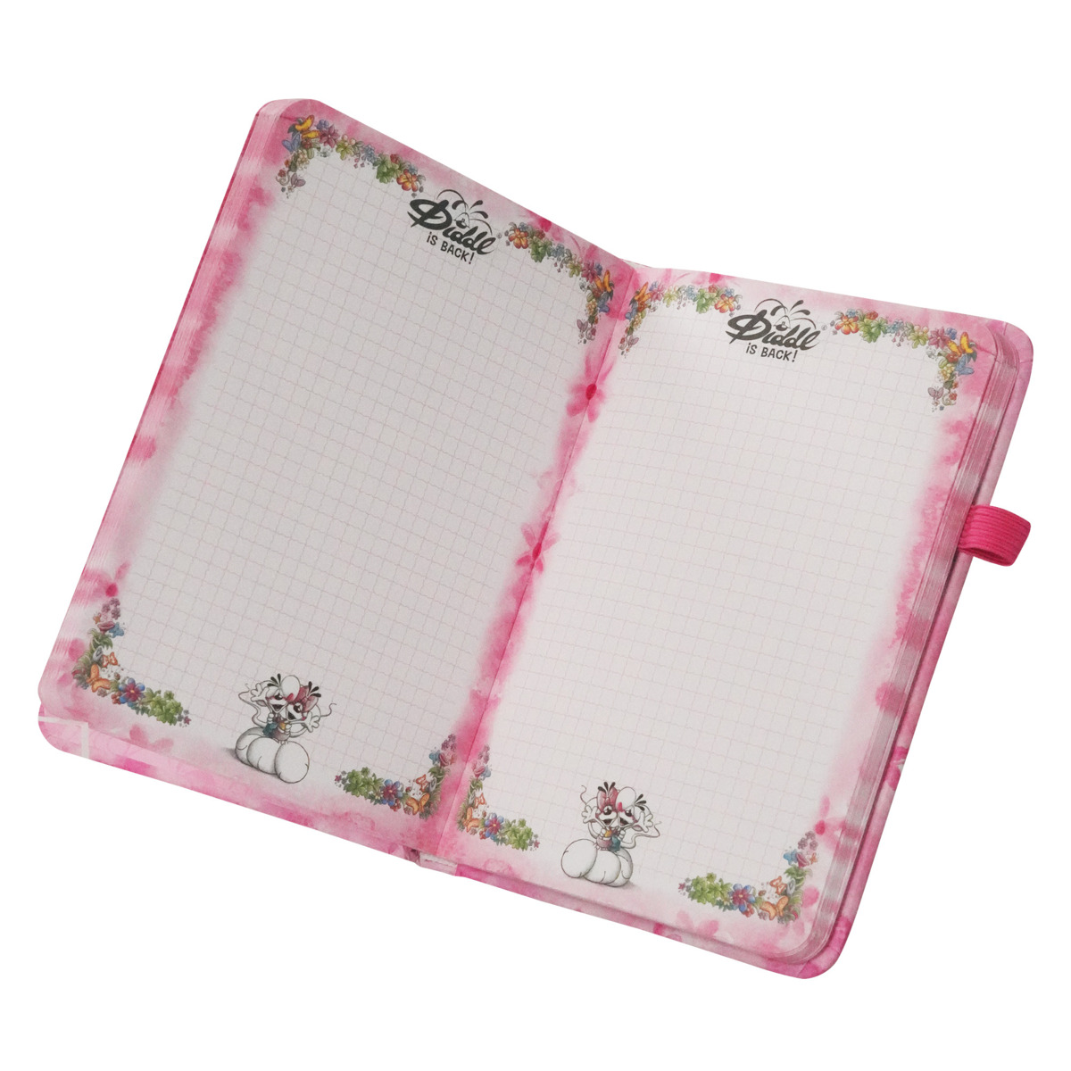 Diddl - Notizbuch Rosa mit Twist Stift