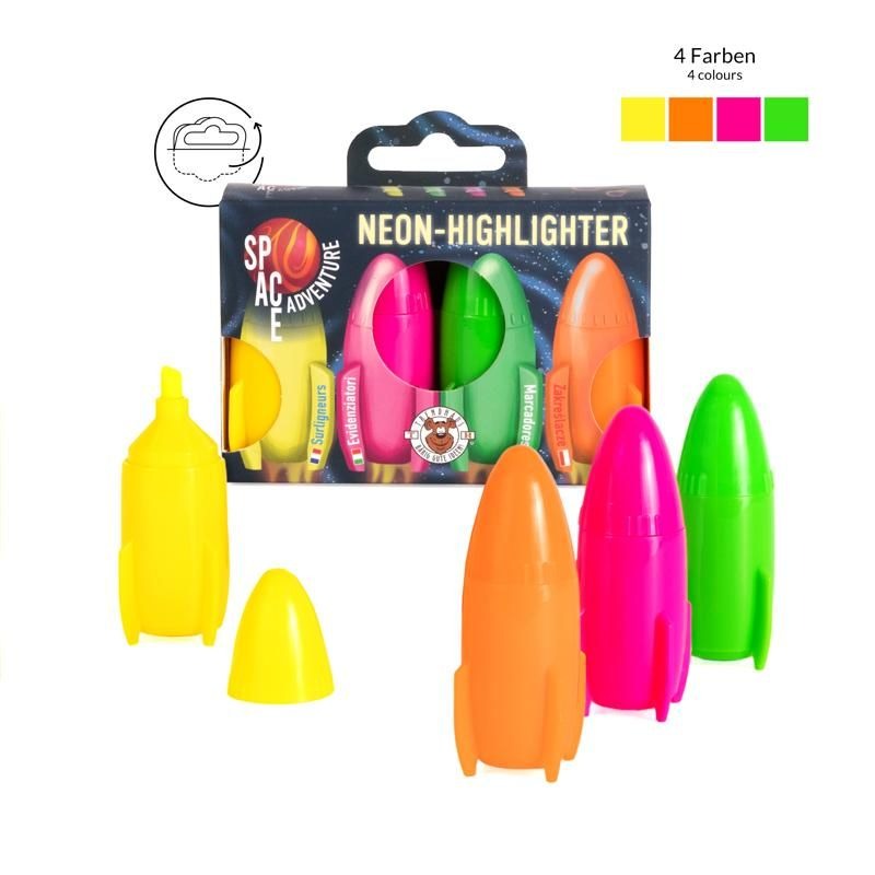 trendhaus_space-adventure_marker-1 Trendhaus - SPACE ADVENTURE Neon-Highlighter 4er-Set