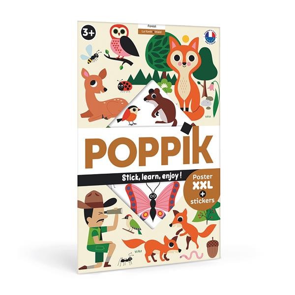 Poppik - Stickerposter Wald