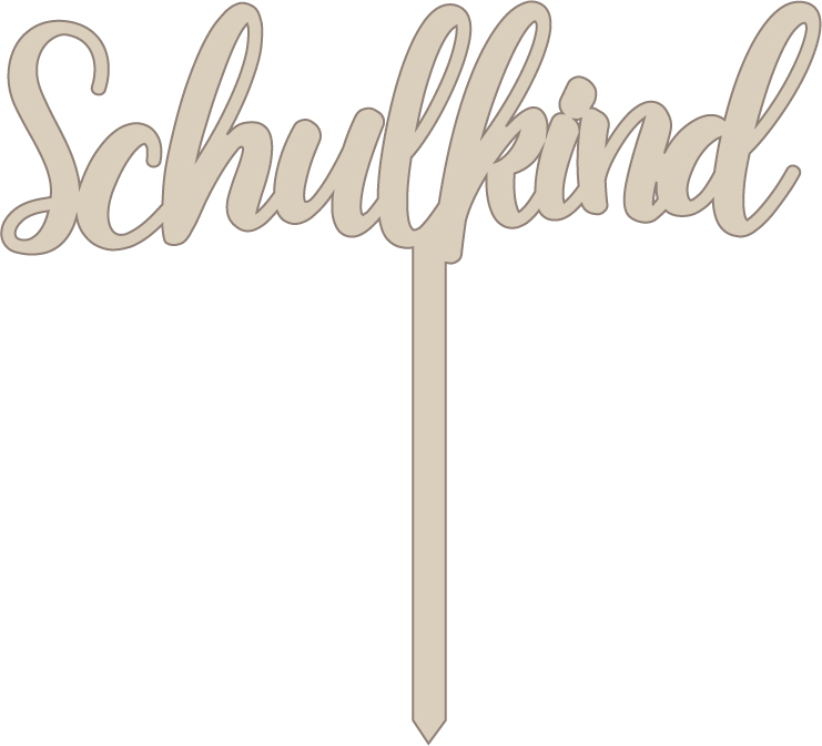 Invy Design - Cake Topper "Schulkind"