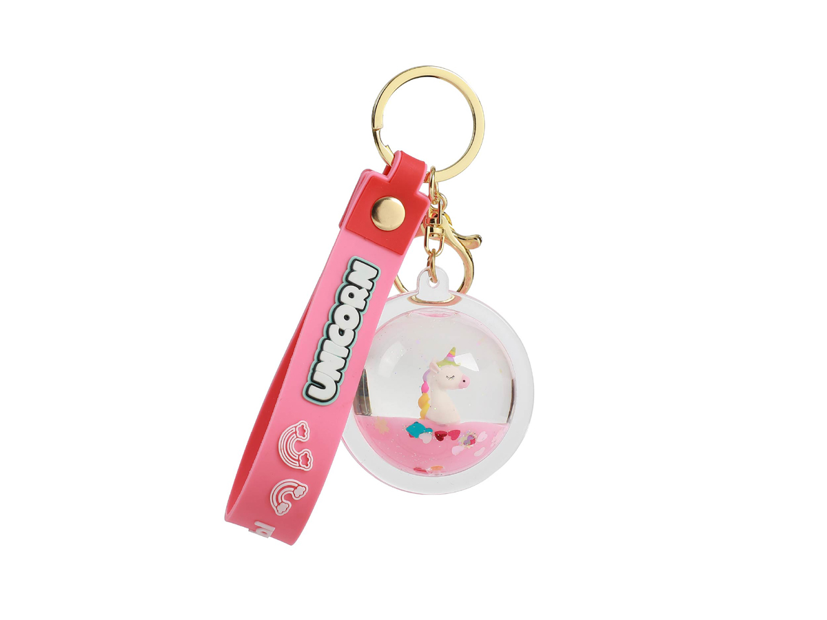 itotal - Schlüsselanhänger Kugel Einhorn itotal - Schlüsselanhänger Kugel Einhorn