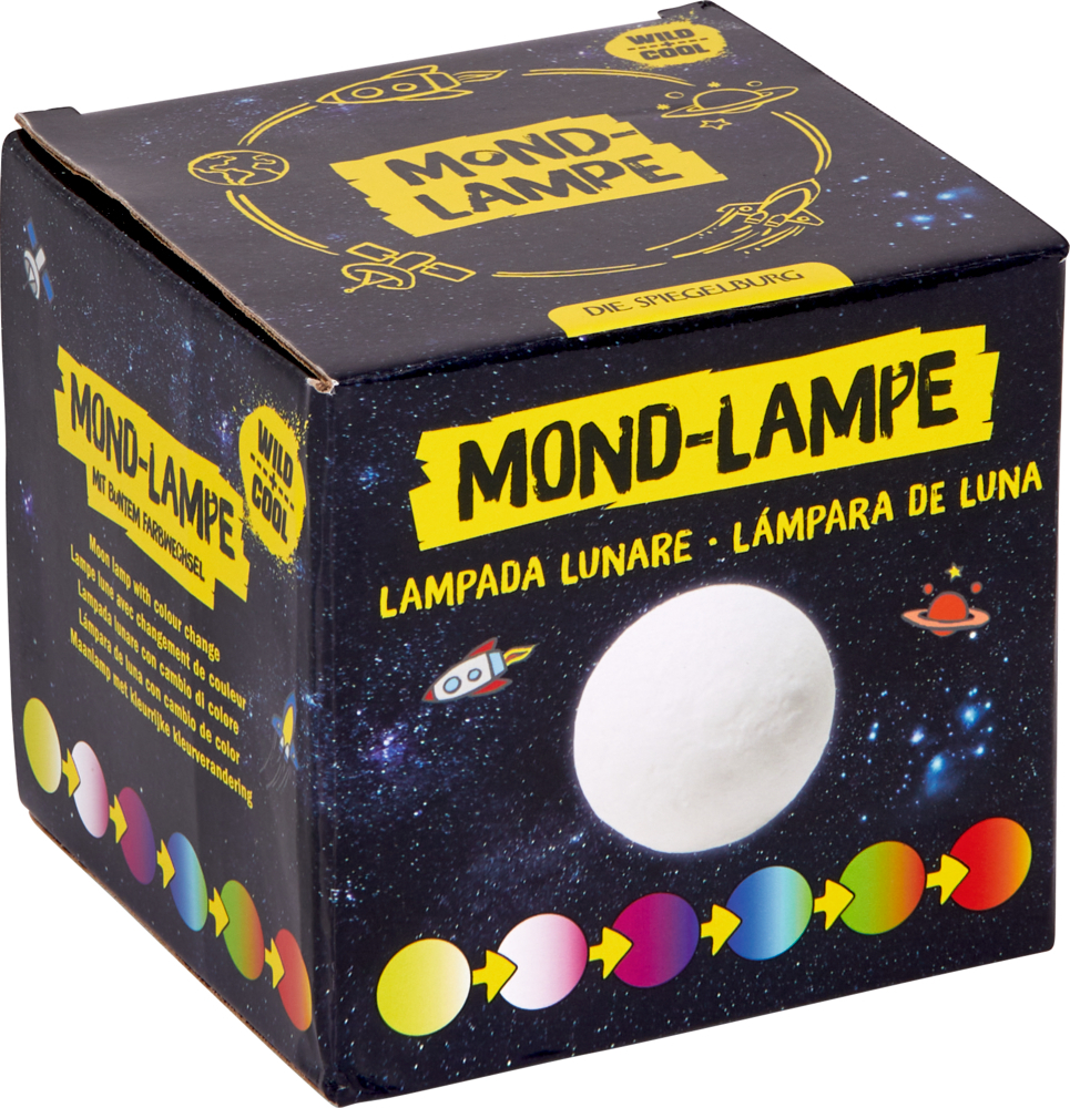 Spiegelburg - Wild+Cool: Mond-Lampe (mit Farbwechsel)