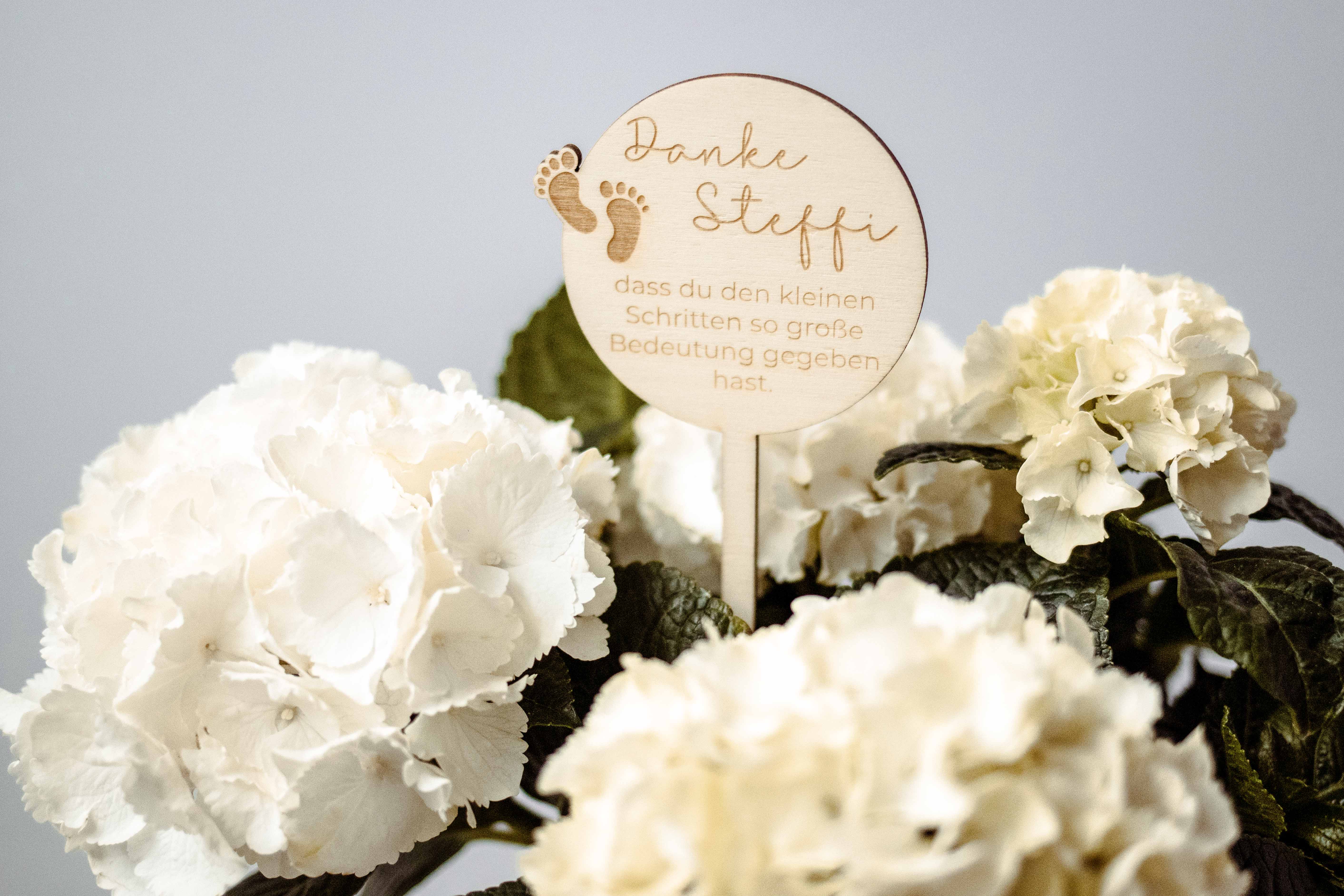Invy Design - Blumenstecker "Danke"