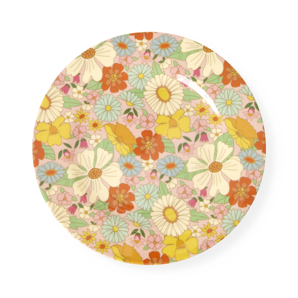 RICE - Teller aus Melamin Flower Print RICE - Teller aus Melamin Flower Print