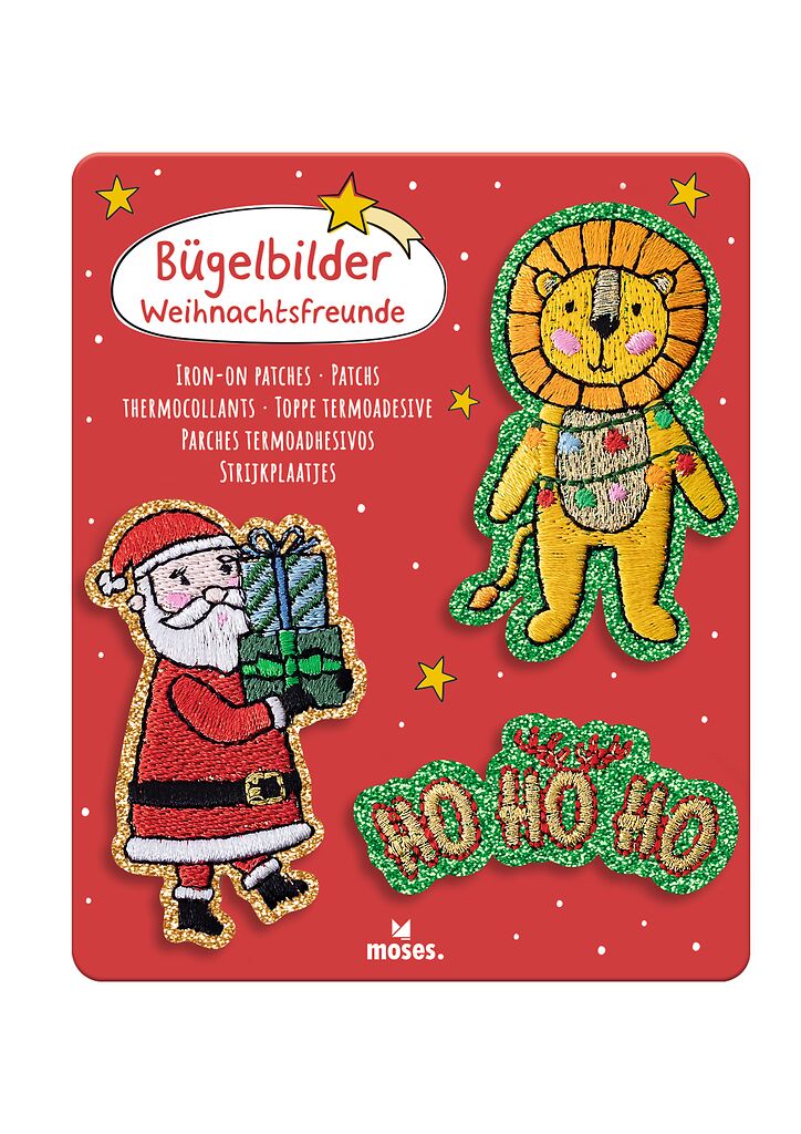 moses - Bügelbilder Weihnachtsfreunde 3er Set