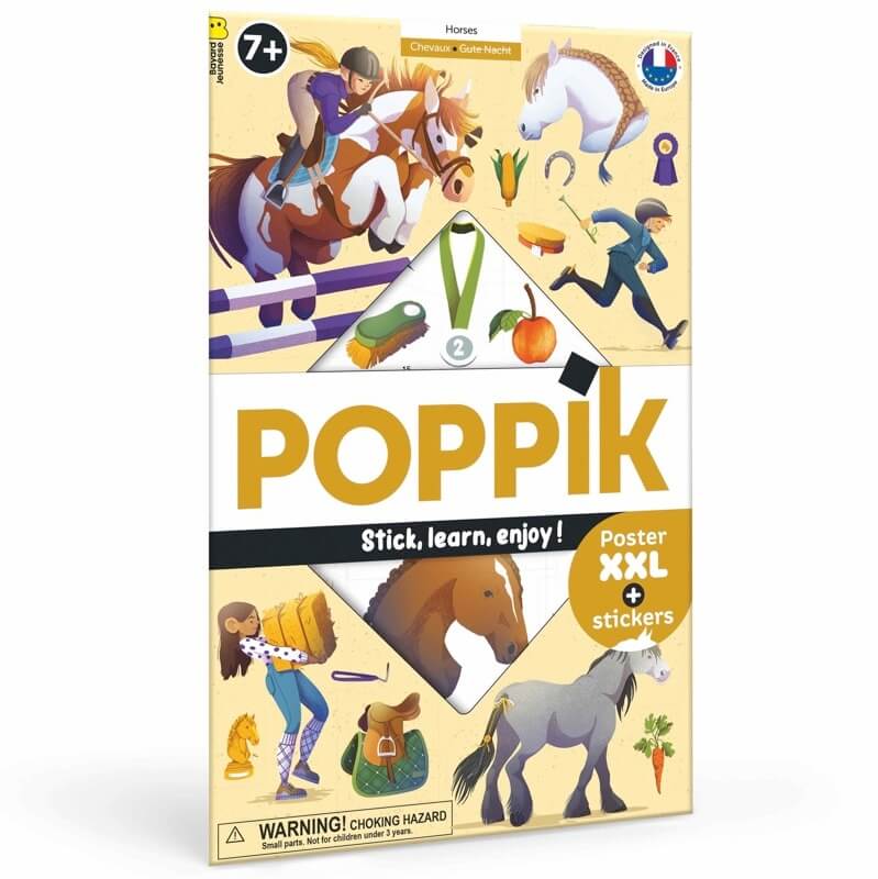 Poppik - Stickerposter Pferde