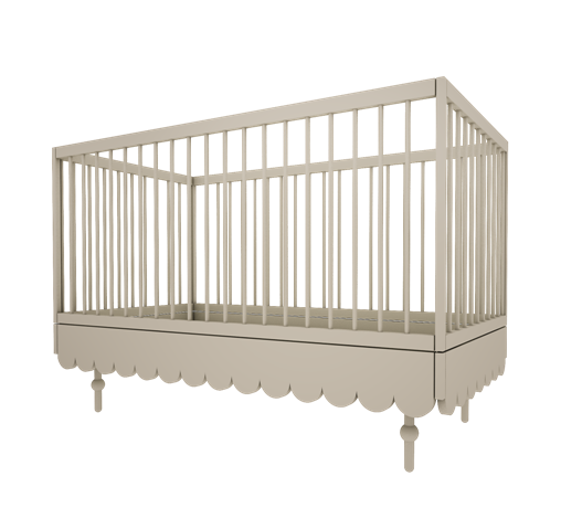 B100-04-70x140cm-niemowl-ce-ko-baby-bed Wood Luck - Bett Babushka 70x140 olive