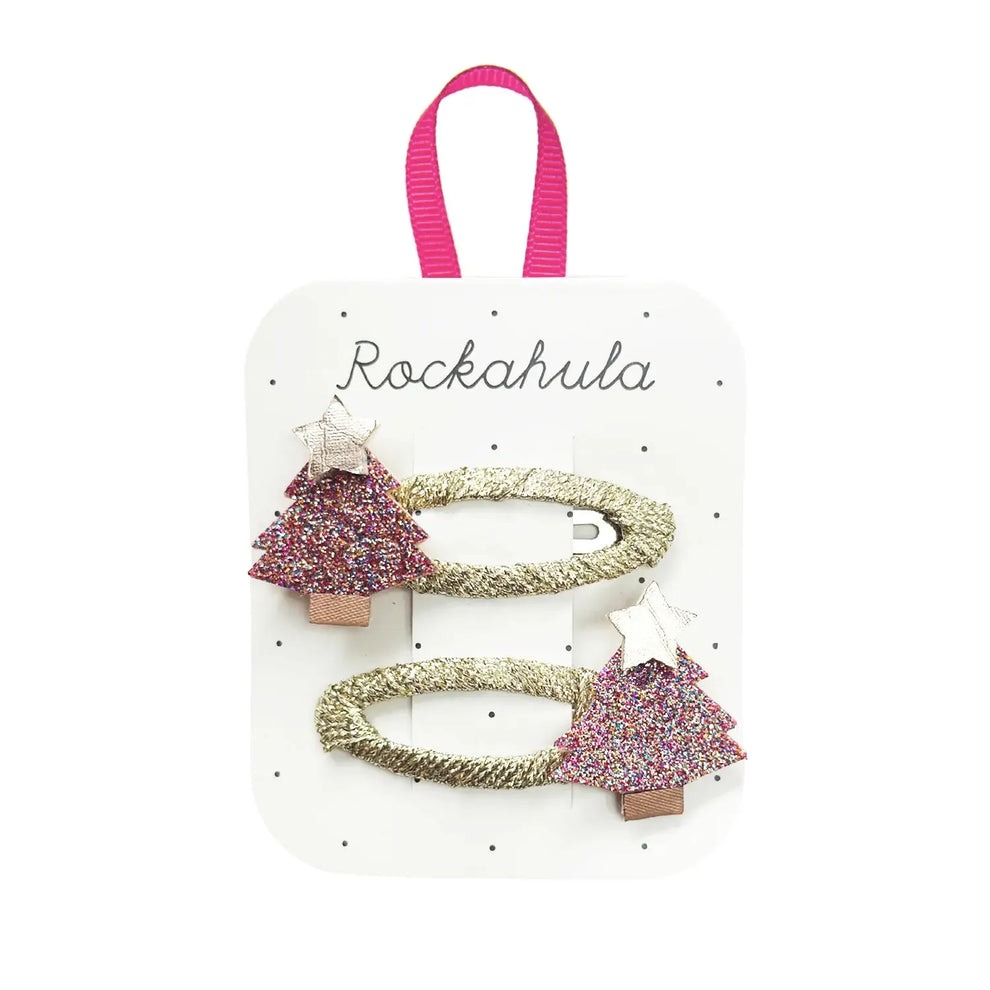 Rockahula - Haarspangen Christmas Tree Glitter