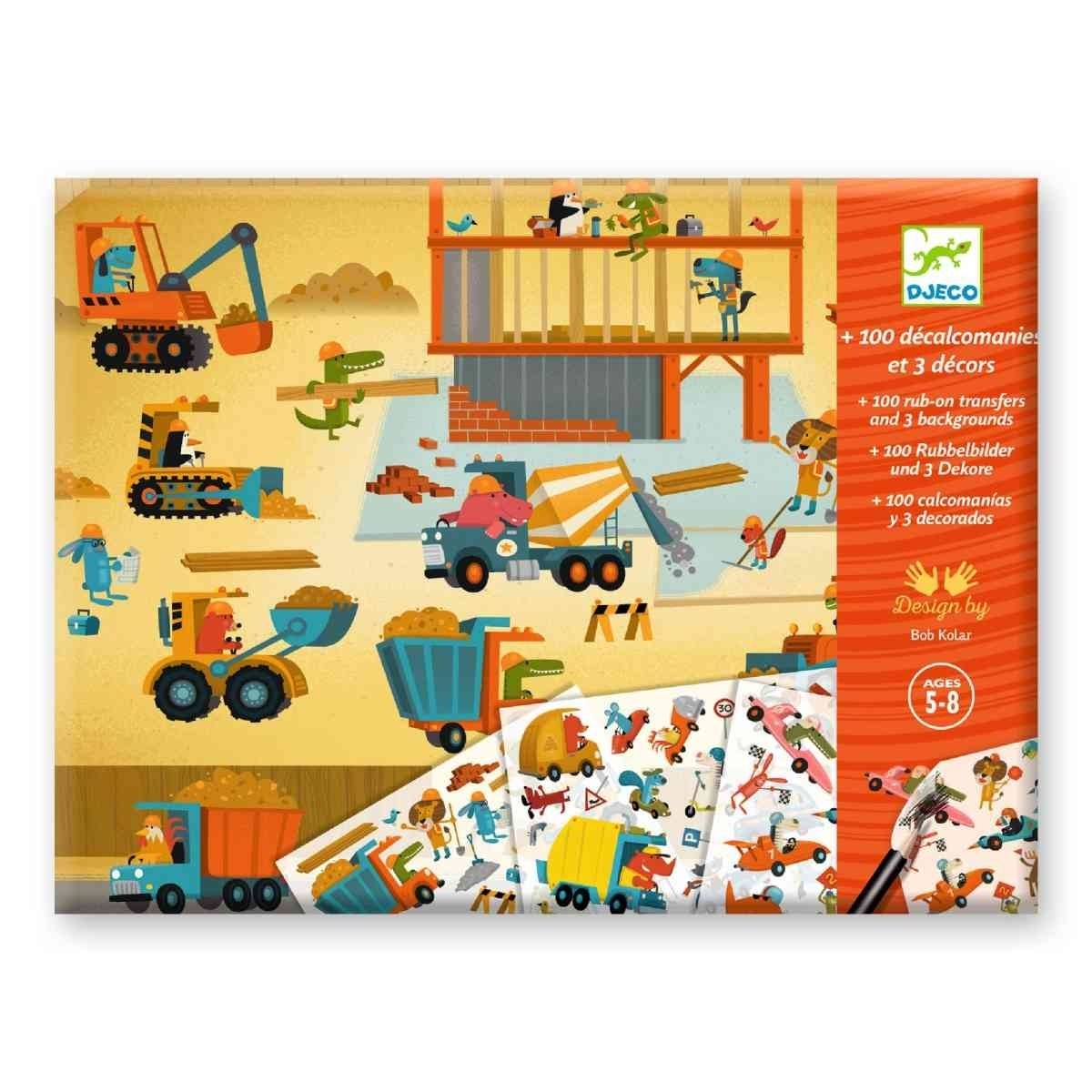 Djeco - Rubbelbilder: Asphalt Djeco - Rubbelbilder: Asphalt
