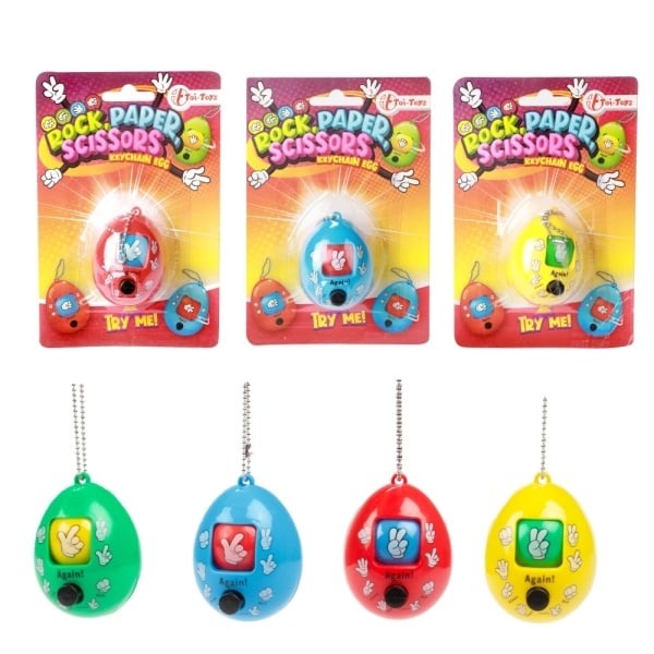 Toi-Toys - Schlüsselanhänger Ei "SchereSteinPapier" Toi-Toys - Schlüsselanhänger Ei "SchereSteinPapier"