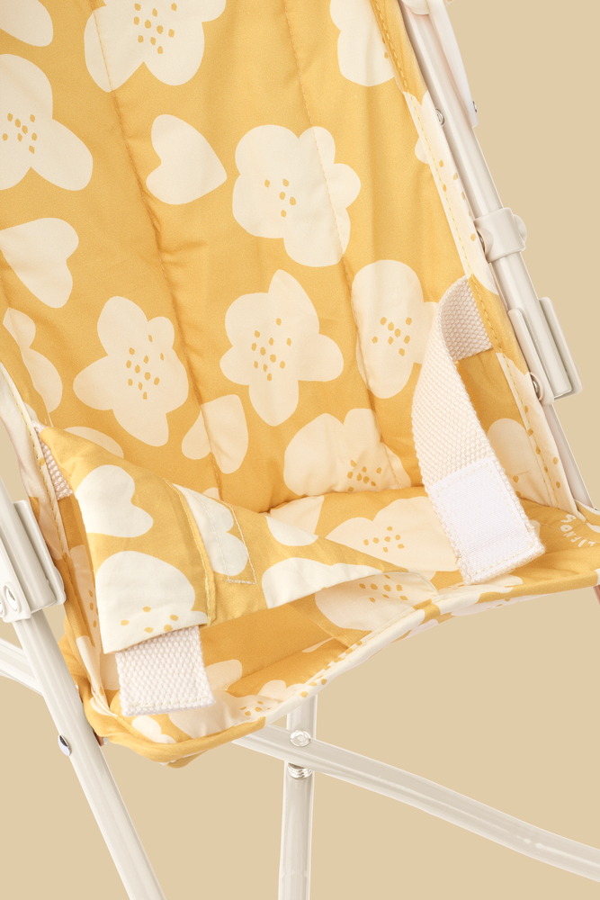 Liewood - Puppenbuggy Elsie Flower / Lemon yellow