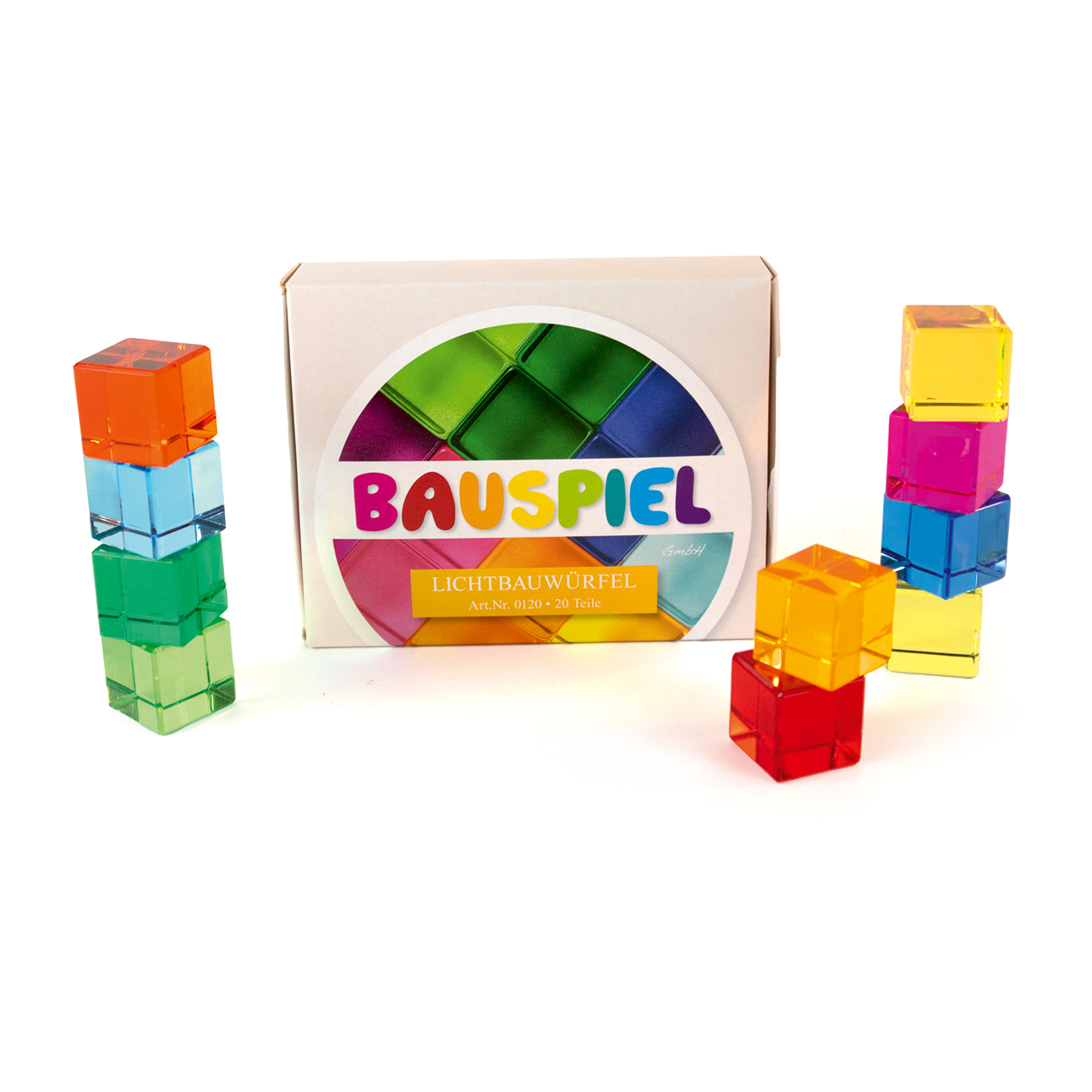 Bauspiel - Lichtbauwürfel 20 Stück