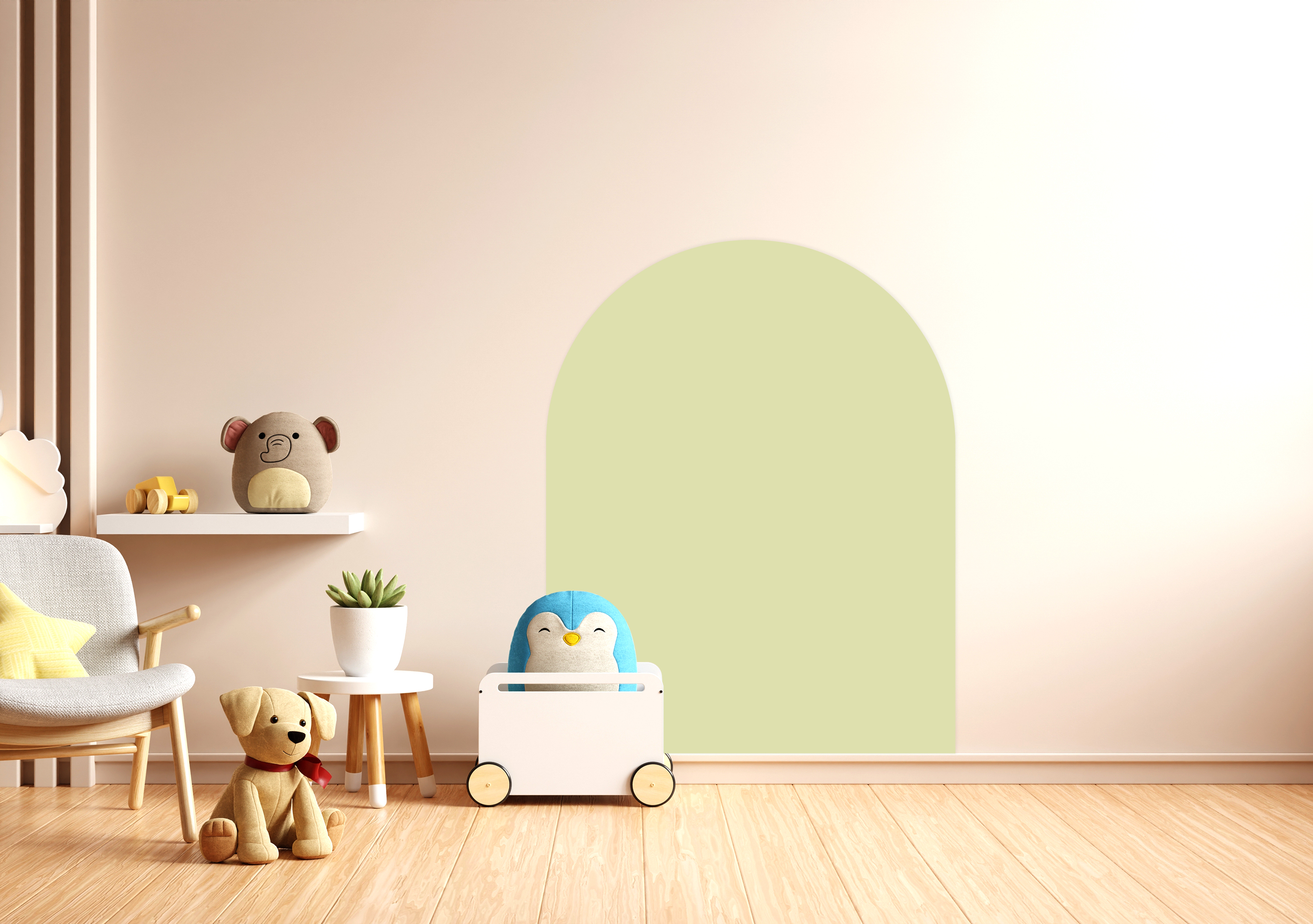 CleverClixx - Magnetischer Wandsticker Soft Olive