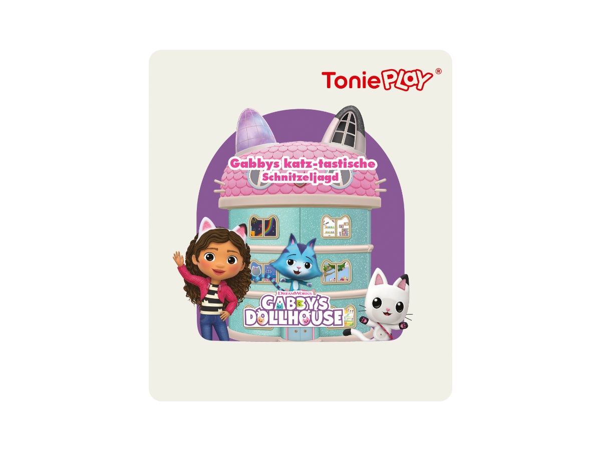 tonies - Tonieplay Game M: Gabby's Dollhouse  - Gabbys katz-tatische Schnitzeljagd