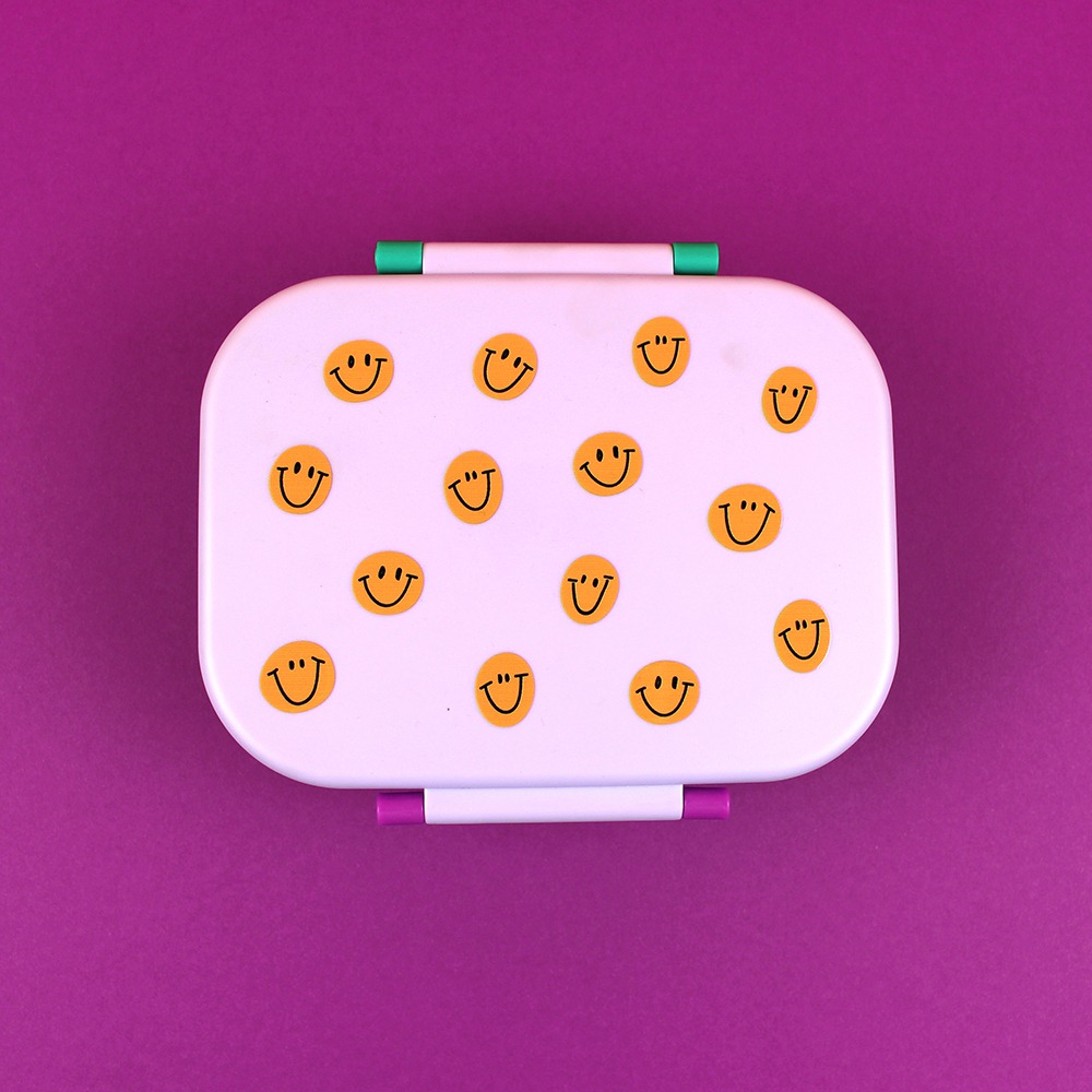 ava&yves - Lunchbox Smiley Flieder/Grün