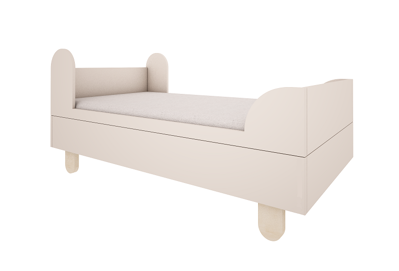 Wood Luck - Bett Basic 80x160 cashmere