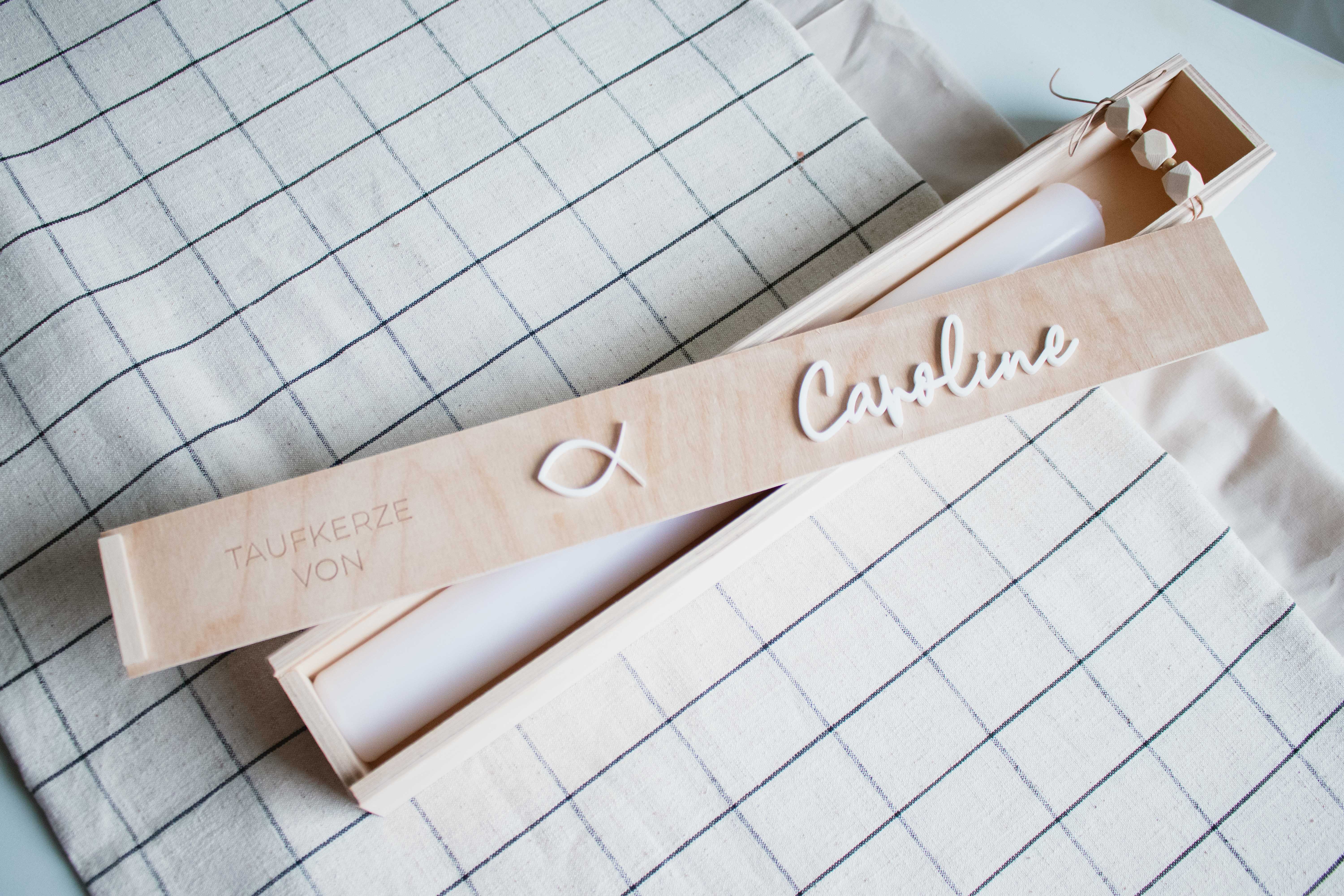 IMG_7727 Invy Design - Holzkiste für Taufkerze 40cm