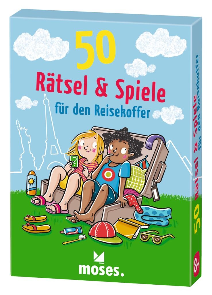 moses - 50 Rätsel & Spiele für den Reisekoffer