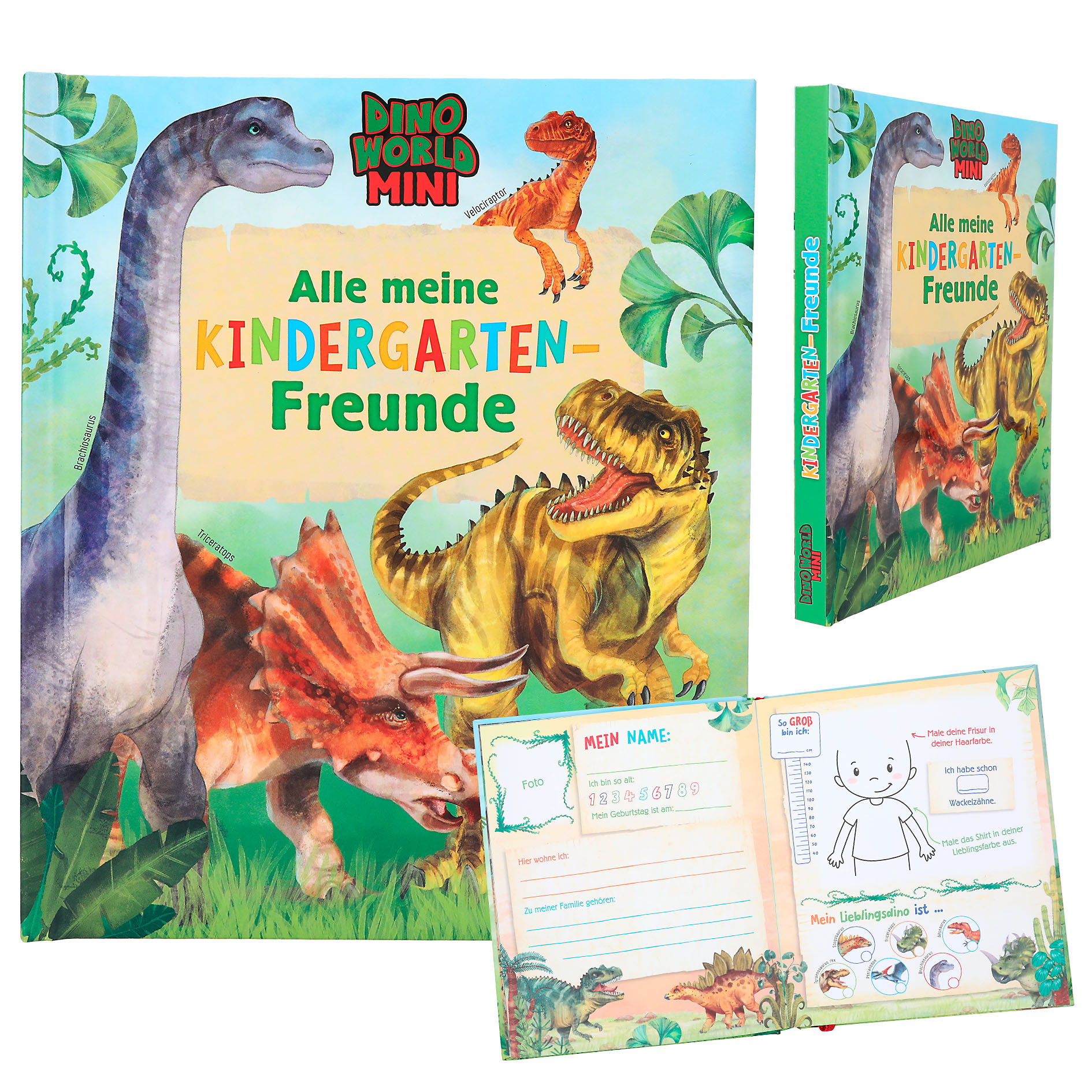 dino-world_freundebuch_kindergarten-1 DINO WORLD - Dino Freundebuch Kindergarten