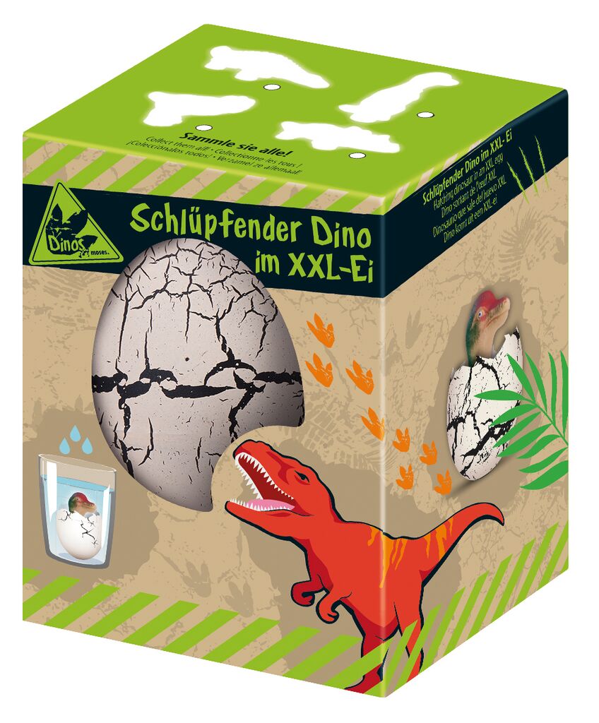 moses - XXL Schlüpfender Dino im Ei