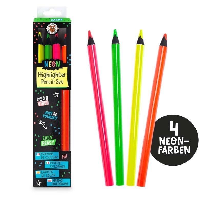 Trendhaus - Highlighter Stifte 4er-Set