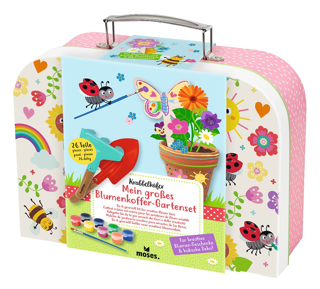 moses - Krabbelkäfer Mein großes Blumenkoffer - Gartenset moses - Krabbelkäfer Mein großes Blumenkoffer - Gartenset