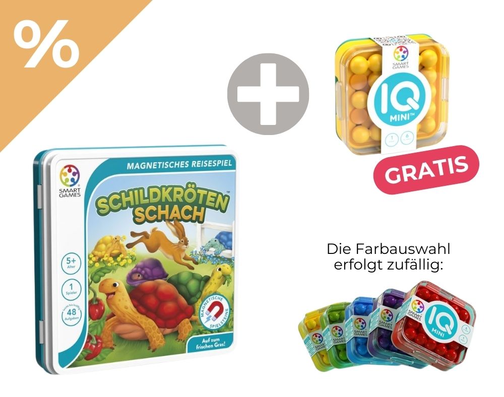 Dream Deals - smart games: Schildkröten-Schach + IQ Mini