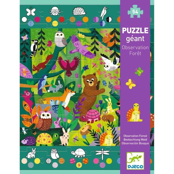 Djeco - Bodenpuzzle: Wald