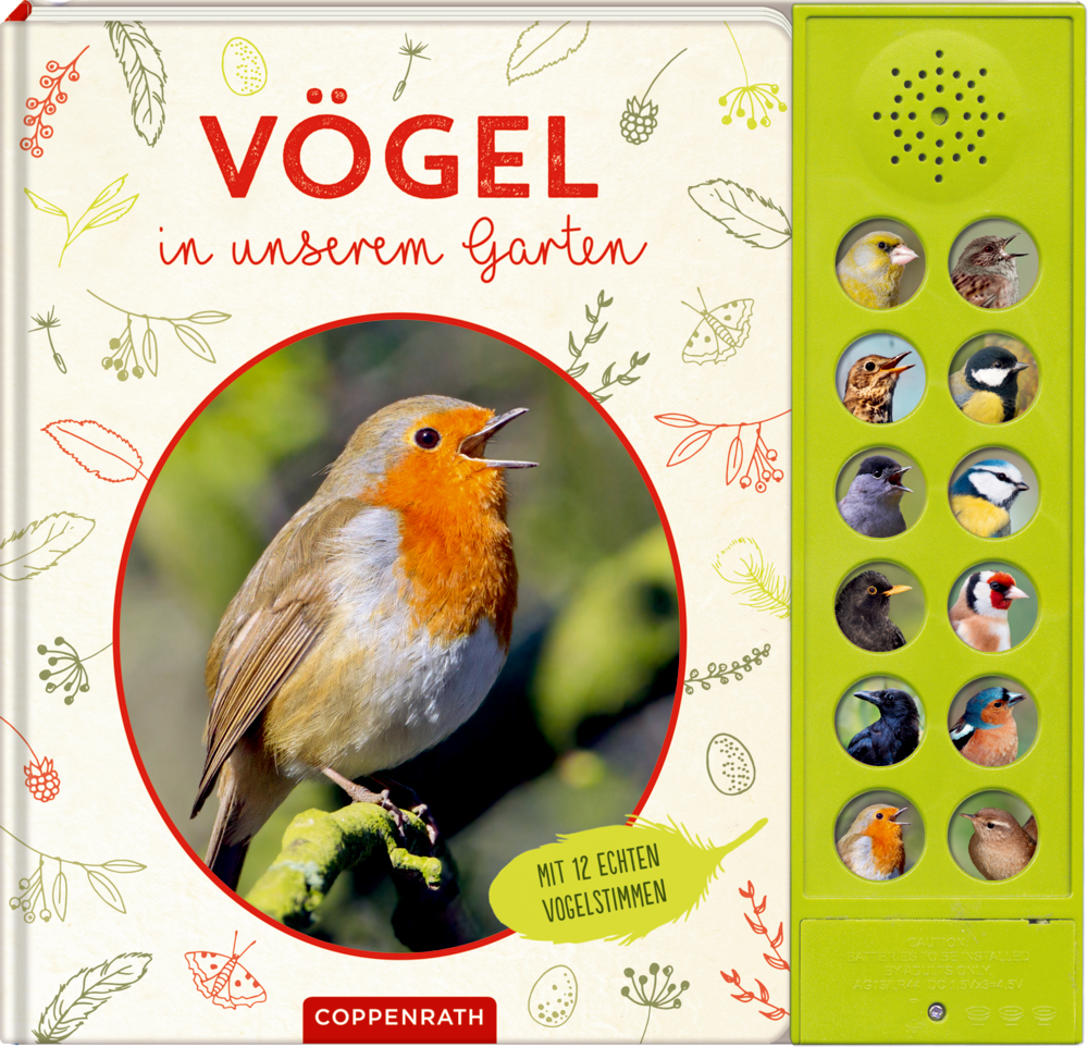 Spiegelburg - Soundbuch Vögel im Garten mit 12 Vogelstimmen