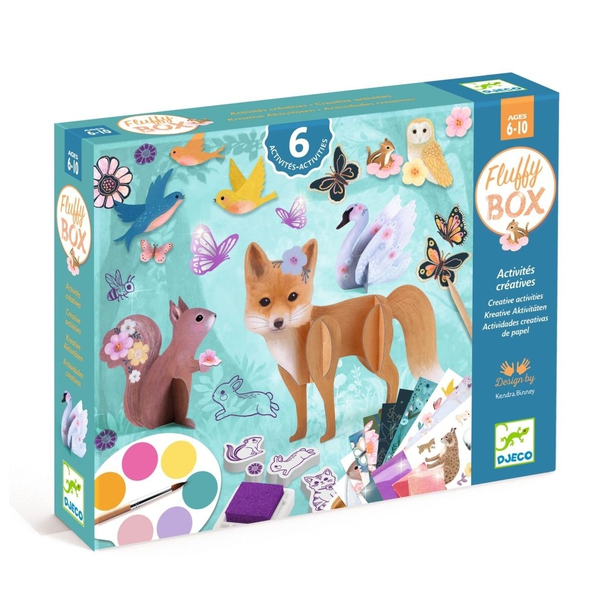 Djeco - Multi-Activity Kit: Waldtiere