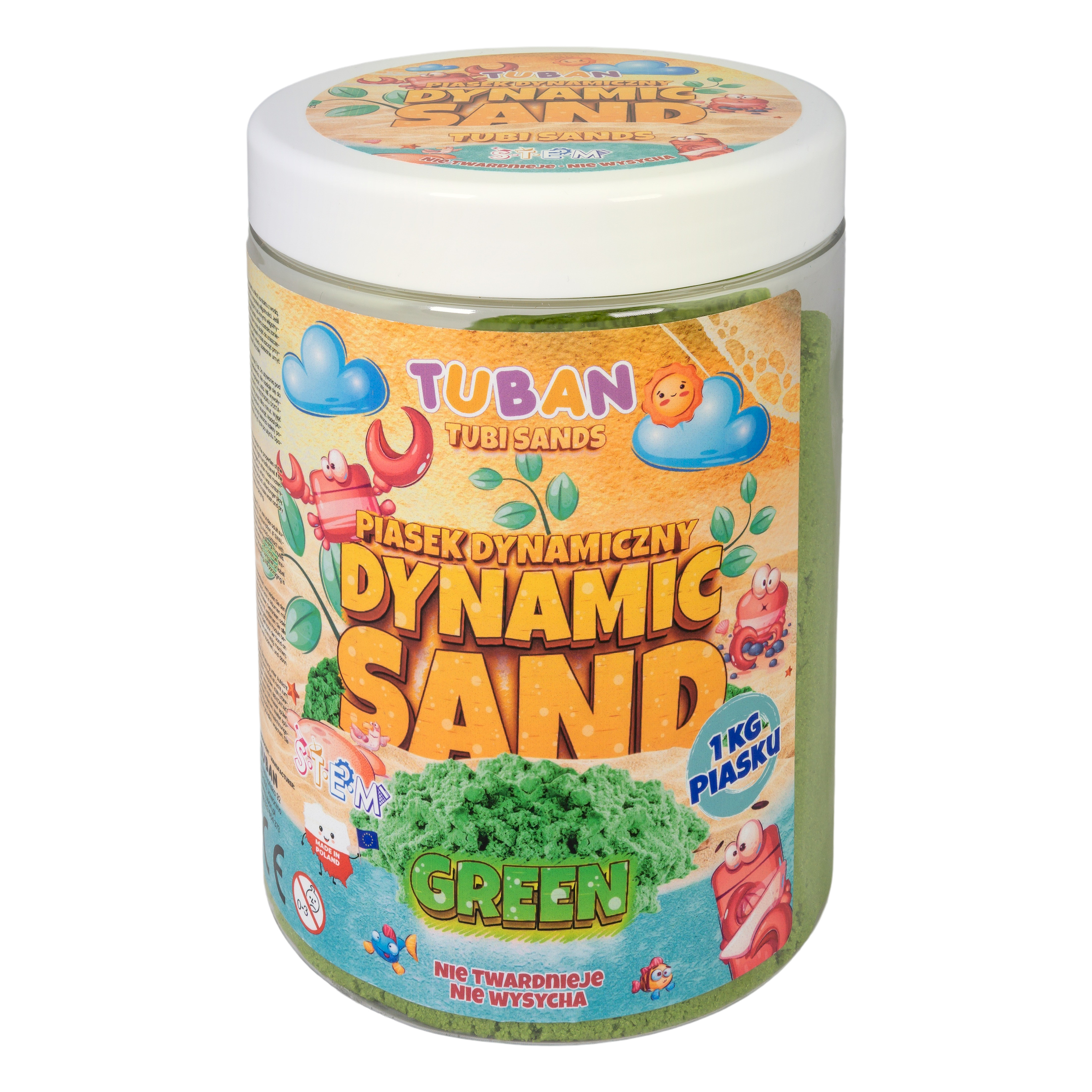 tuban_dynamic-sand-gruen TUBAN - Tubi Sand Dynamic Sand grün 1kg