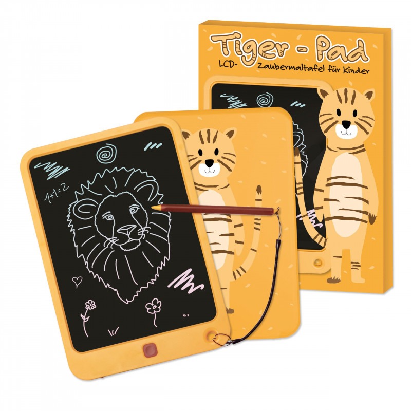 tapirella_tiger-pad-2 TapirElla - LCD Zaubermaltafel Tiger-Pad
