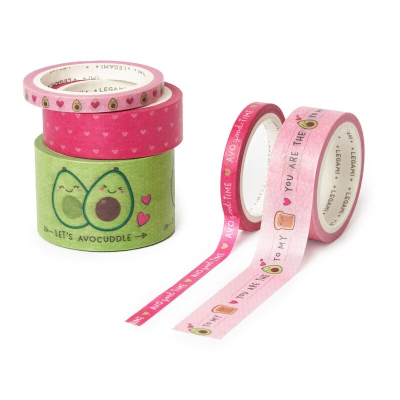 Legami - Washi Tape 5 Rollen Avocado