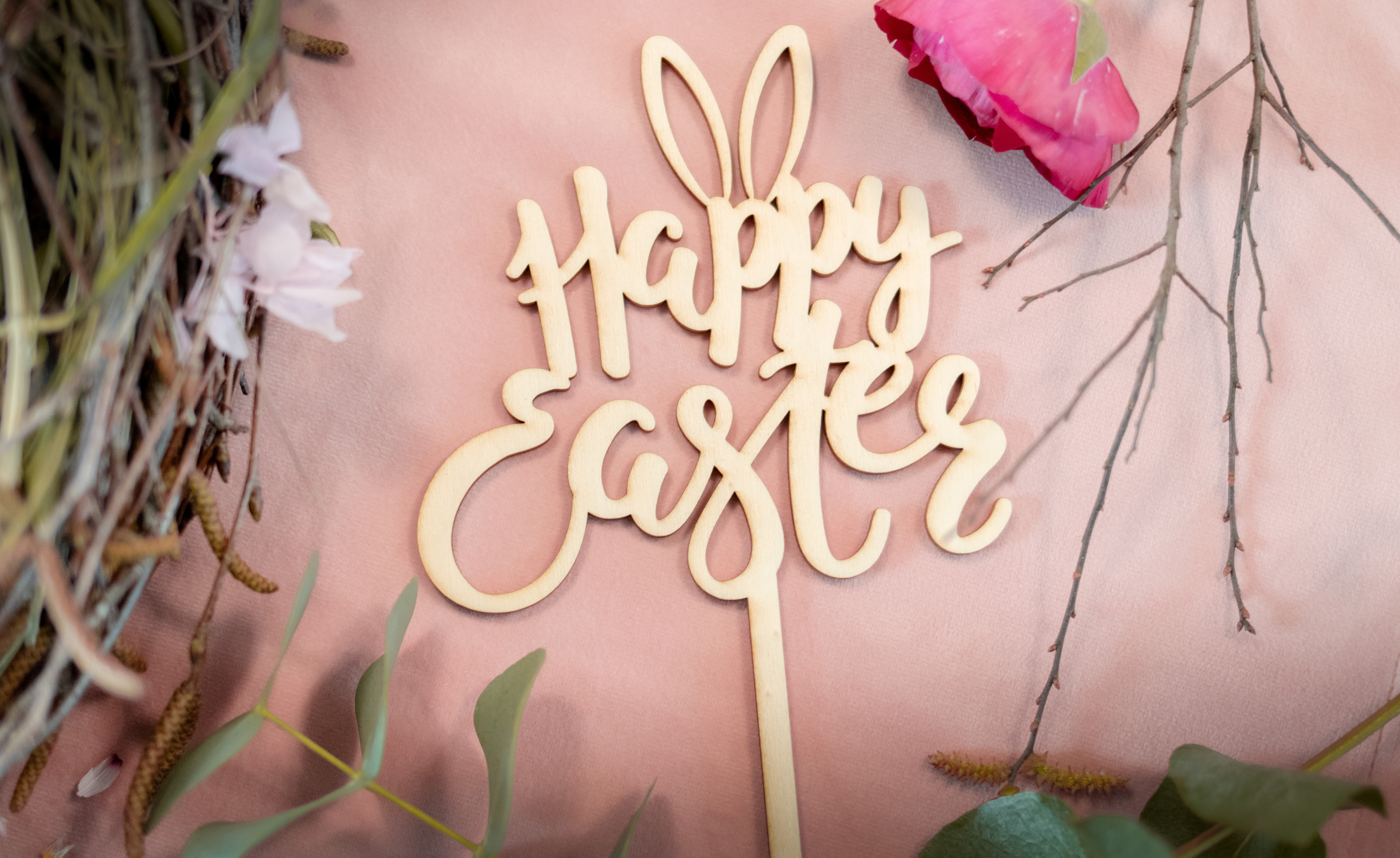 Invy Design - Cake Topper "Happy Easter"