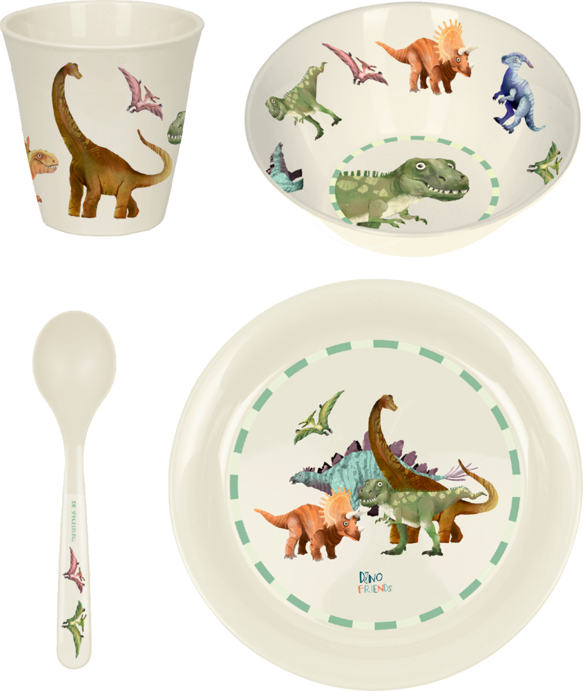 Spiegelburg - Geschirr Geschenkset: Dino Friends