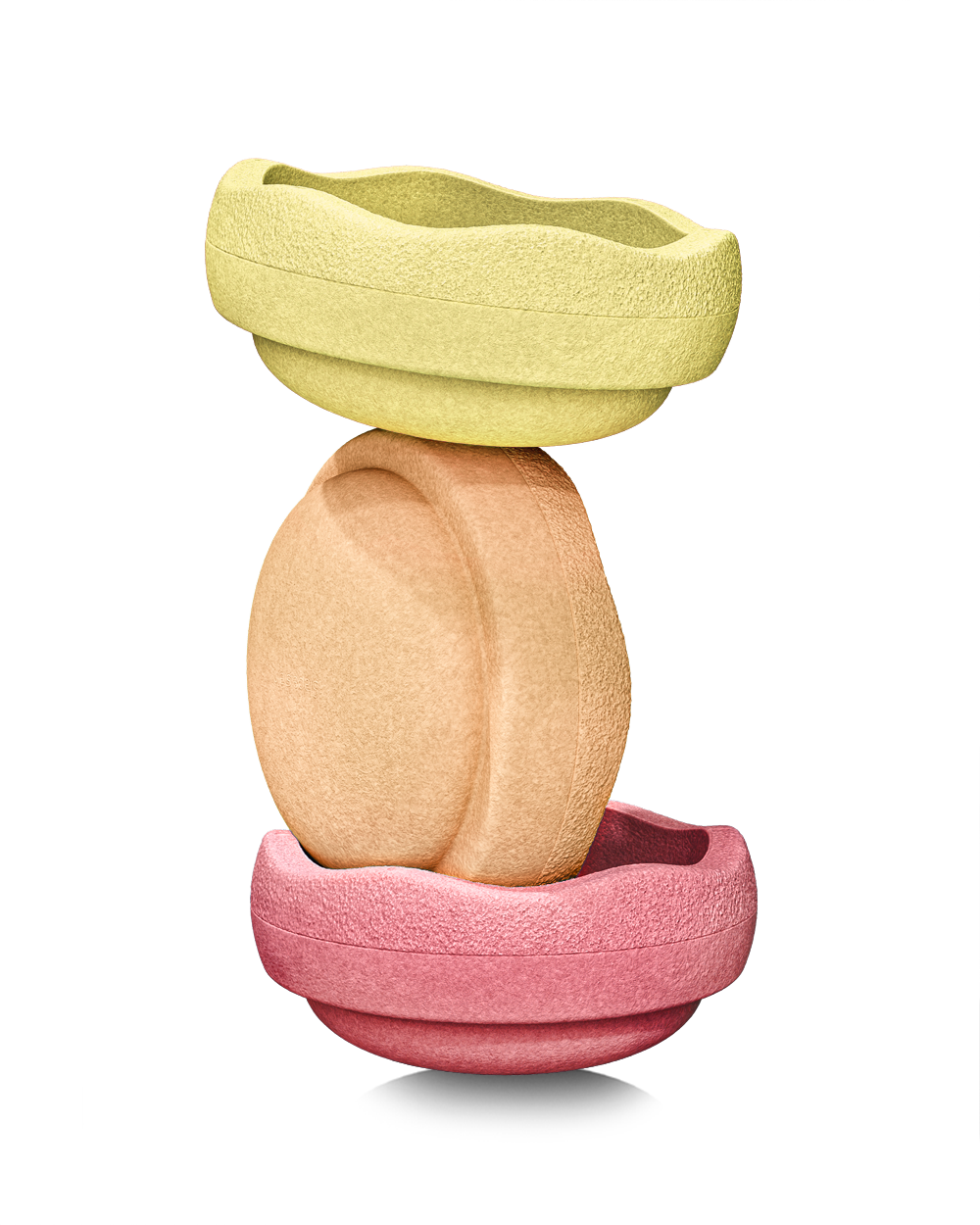 Stapelstein-Original-pastel-warm-physical-shadow