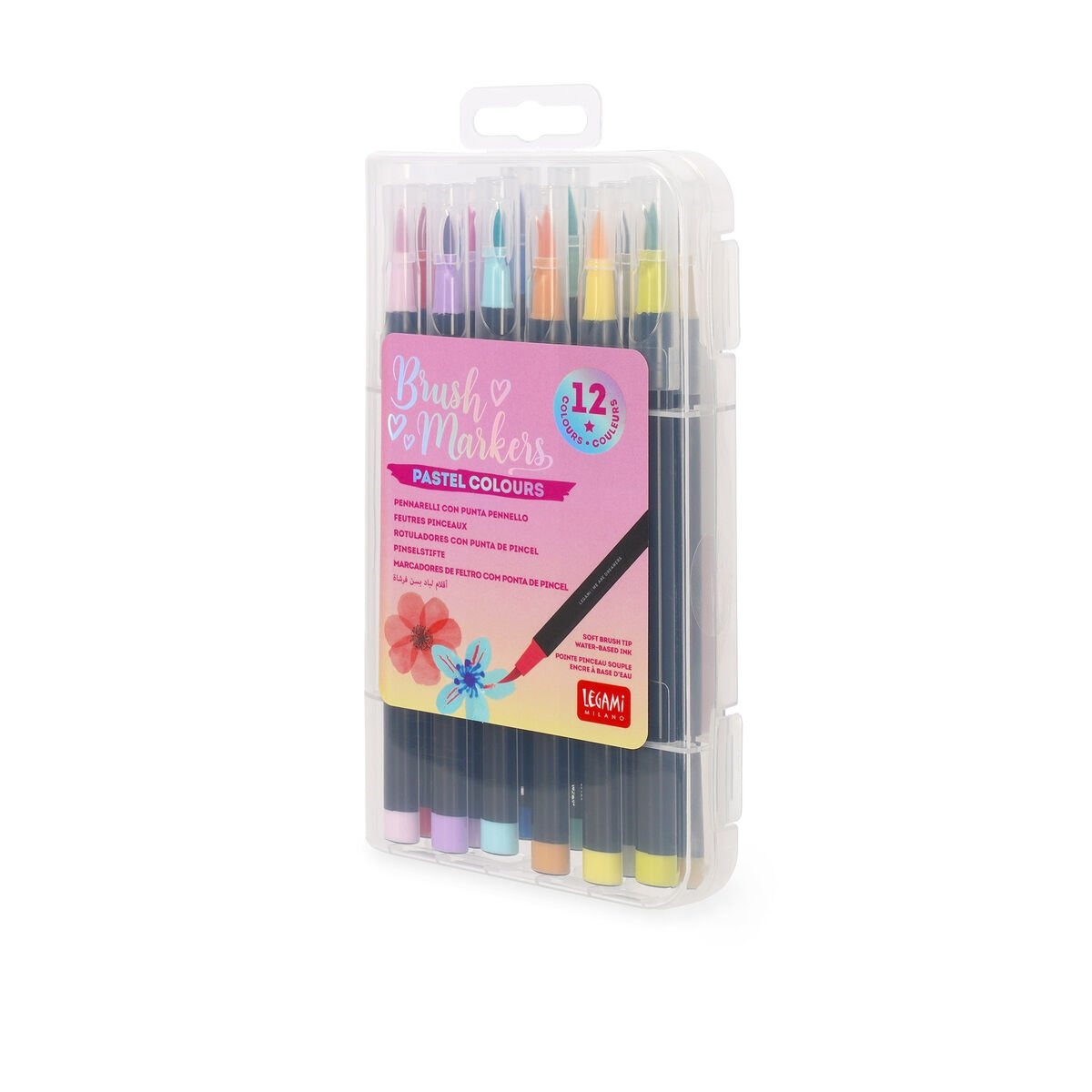Legami - Pinselstifte 12 St. Brush Markers Pastell