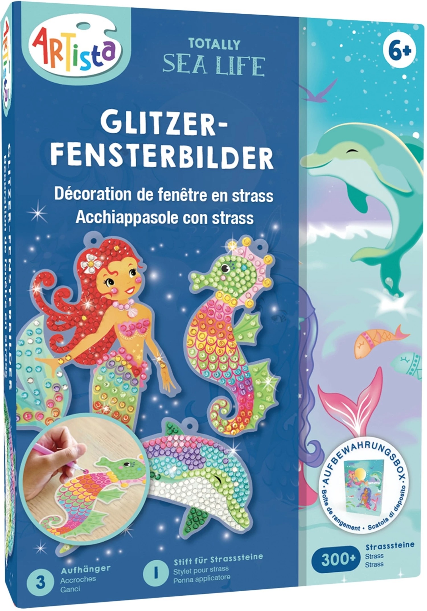 ARTista - Glitzer-Fensterbilder Unterwasserwelt