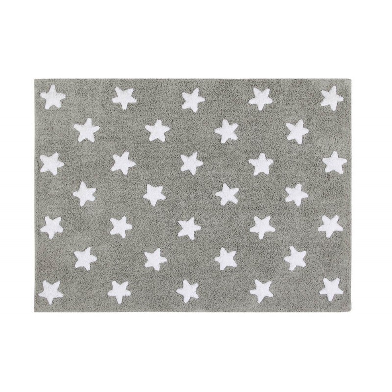 Lorena Canals - Teppich "Stars" Grey/White 120 x 160