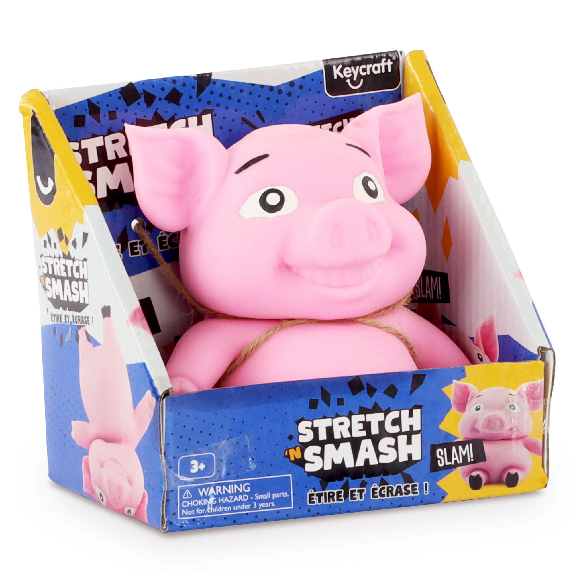 Keycraft - Fidget: Stretch and Smash Pig