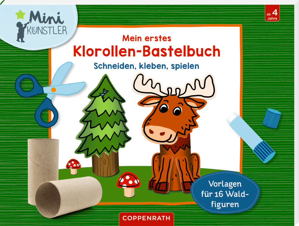 Spiegelburg - Mini-Künstler: Mein erstes Klorollen-Bastelbuch - Im Wald