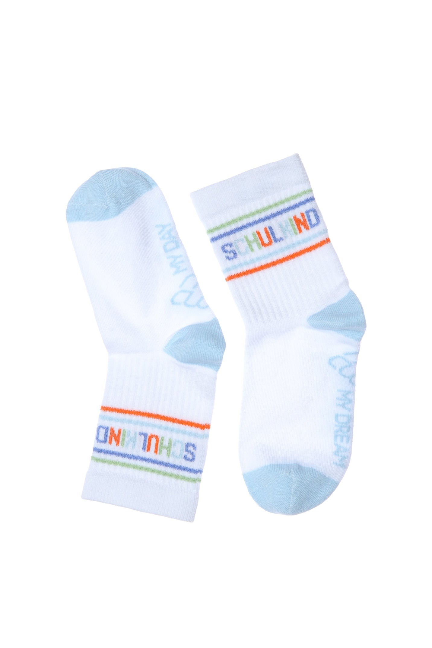 My day My dream - Socken Schulkind weiß/blau