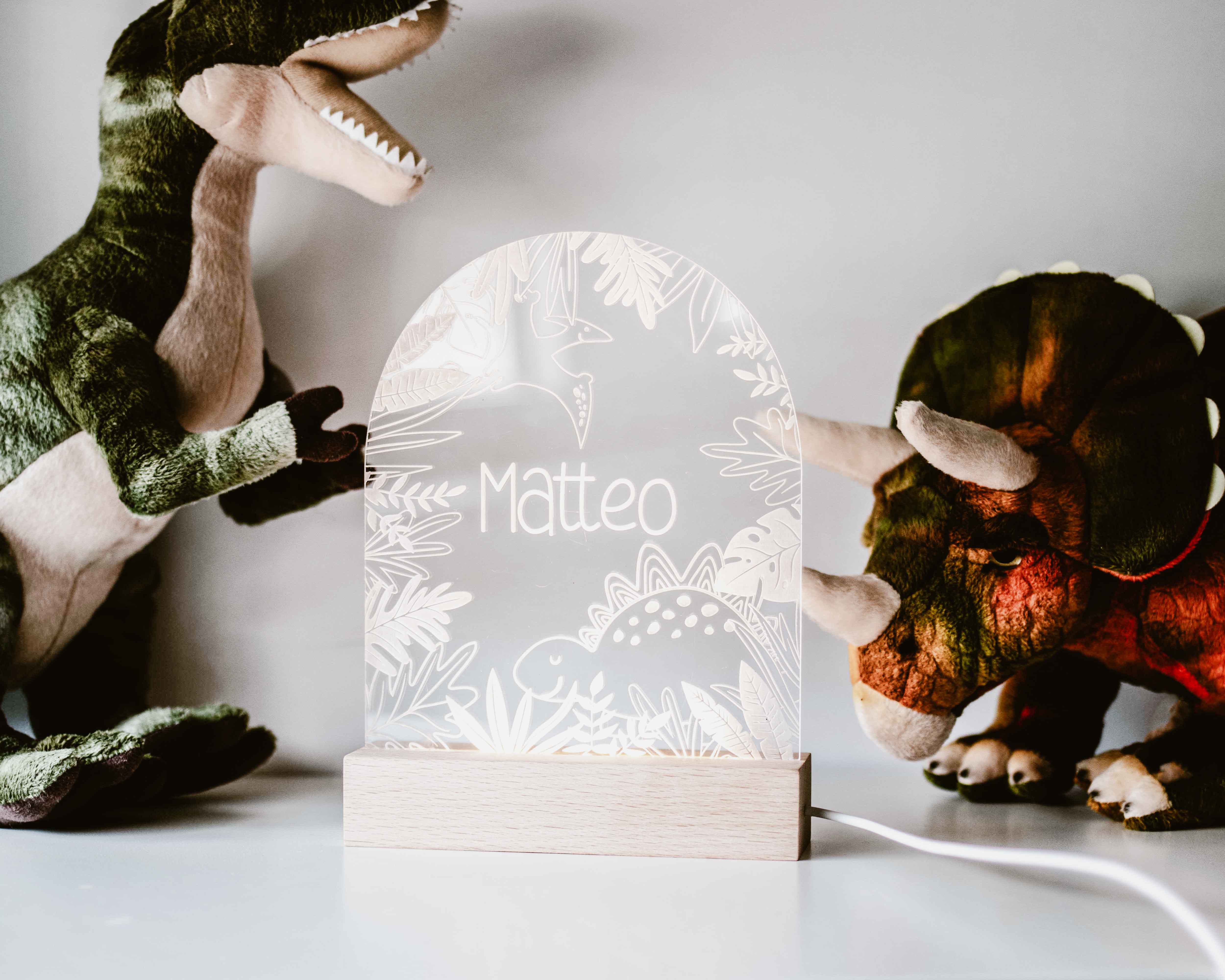 Invy Design - Lampe personalisiert Dino