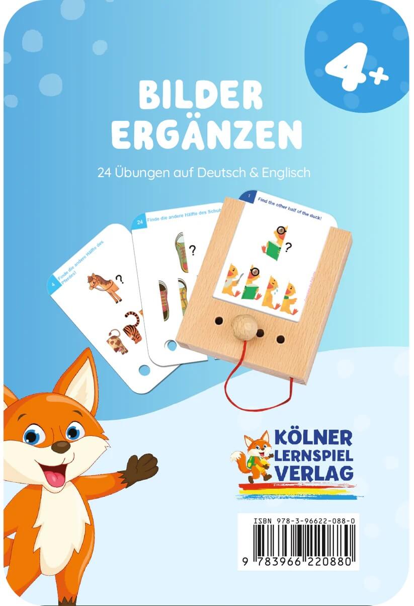 Kölner Lernspielverlag - Kartensatz Bilder ergänzen ab 4 Kölner Lernspielverlag - Kartensatz Bilder ergänzen ab 4