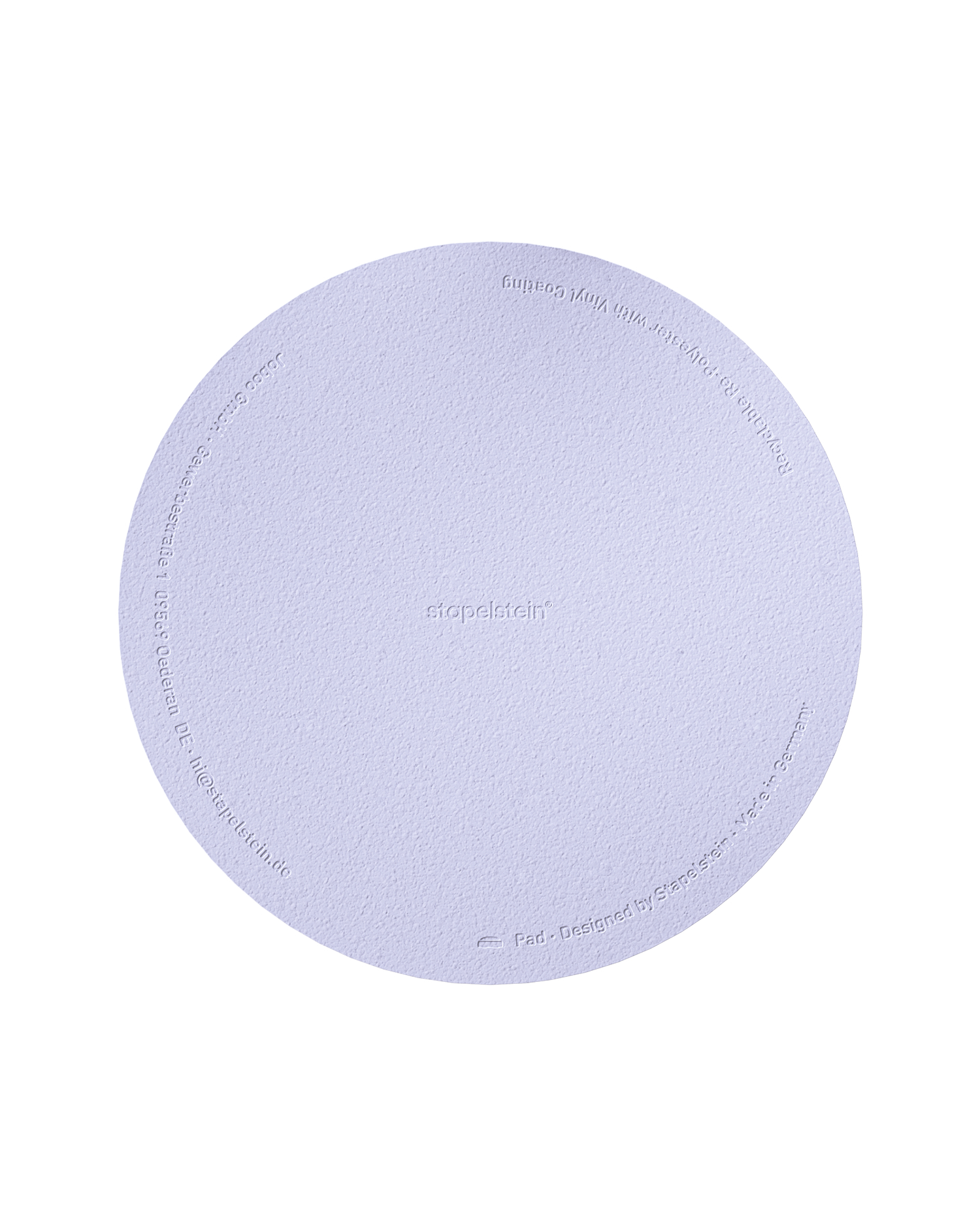 Stapelstein - Pad: Komfort-Auflage & Sitzkissen Pastell violett
