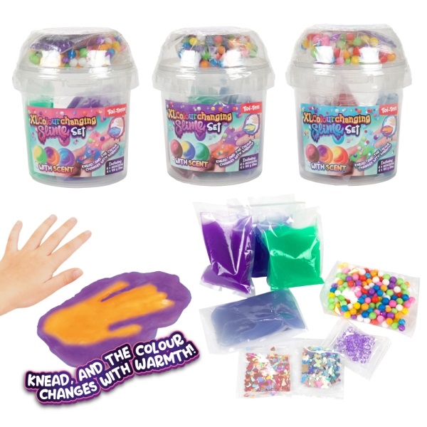 Toi-Toys -SLIME Schleimset XL Color Change mit Duft