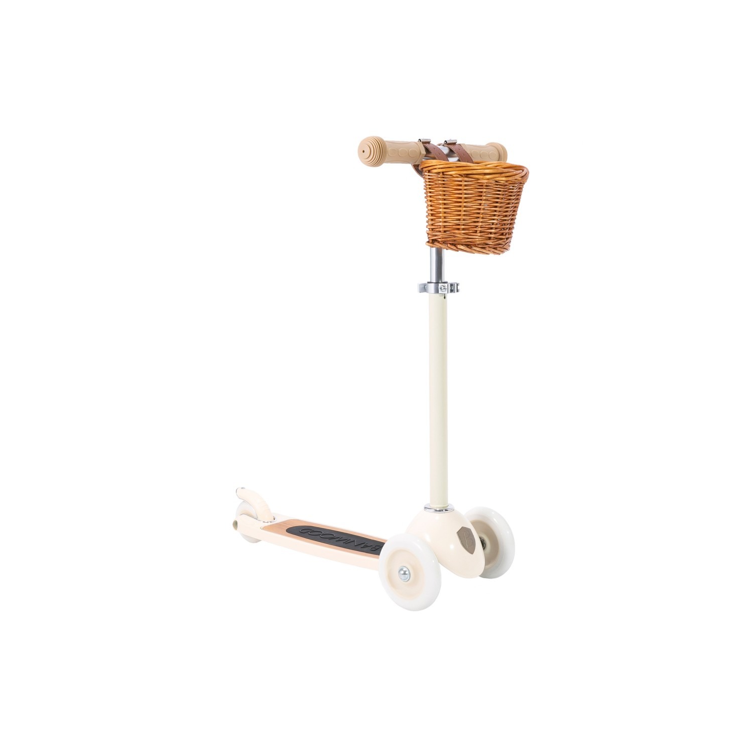 banwood-kinderroller-cremefarben Banwood - Roller cream mit Lenkerkorb