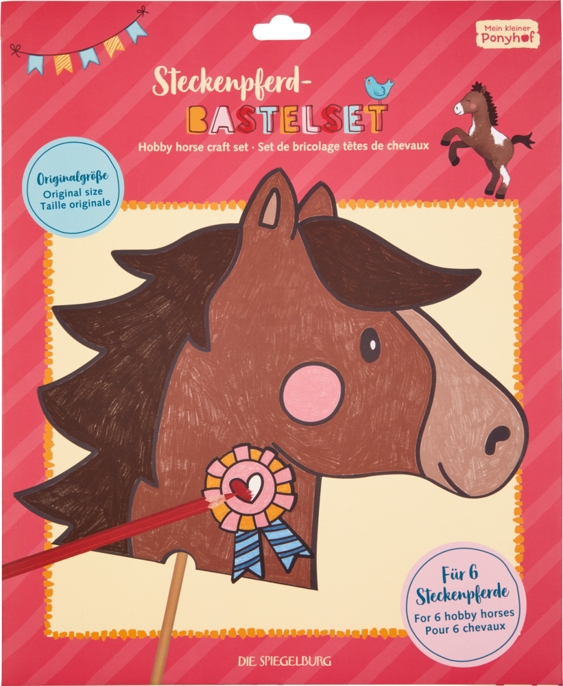 Spiegelburg - Mein kl. Ponyhof: Steckenpferd-Bastelset